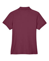 Devon & Jones D100W Ladies' Pima Piqu Y-Collar Polo #color_BURGUNDY