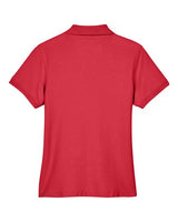 Devon & Jones D100W Ladies' Pima Piqu Y-Collar Polo #color_RED
