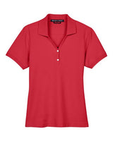 Devon & Jones D100W Ladies' Pima Piqu Y-Collar Polo #color_RED