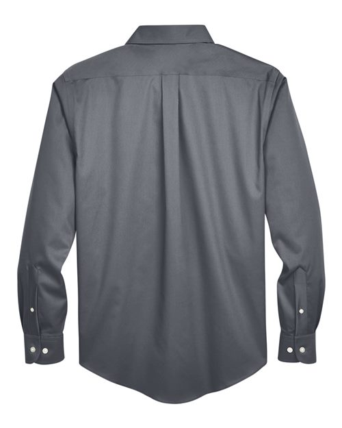 Devon & Jones DG530 Men's Crown WovenCollection Solid Stretch Twill #color_GRAPHITE