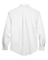 Devon & Jones DG530 Men's Crown WovenCollection Solid Stretch Twill #color_WHITE
