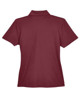 Core 365 78181P Ladies' Origin Performance Piqu Polo with Pocket #color_BURGUNDY