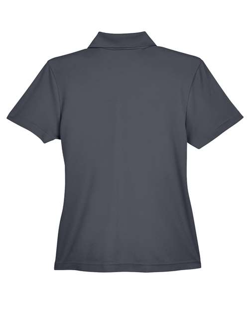 Core 365 78181P Ladies' Origin Performance Piqu Polo with Pocket #color_CARBON