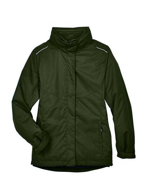Core 365 78205 Ladies' Region 3-in-1 Jacket with Fleece Liner #color_FOREST