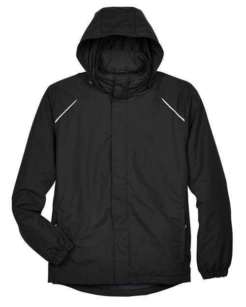 Core 365 88224 Men's Profile Fleece-Lined All-Season Jacket #color_BLACK