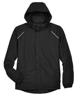 Core 365 88224 Men's Profile Fleece-Lined All-Season Jacket #color_BLACK