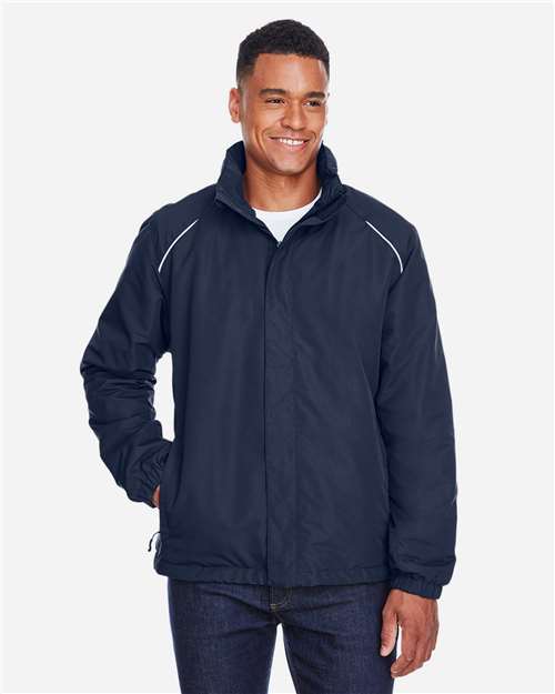 Core 365 88224 Men's Profile Fleece-Lined All-Season Jacket #color_CLASSIC NAVY