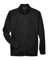 Devon & Jones DG793 Men's Bristol Full-Zip Sweater Fleece Jacket #color_BLACK