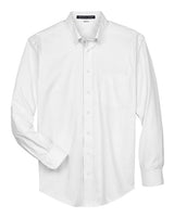 Devon & Jones D630 Men's Crown Woven Collection Solid Oxford #color_WHITE