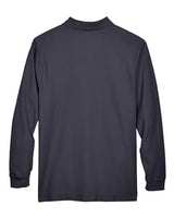 Devon & Jones D110 Men's Pima Piqu Long-Sleeve Polo #color_NAVY