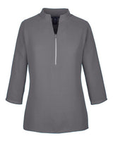 Devon & Jones DP611W Ladies' Perfect Fit  3/4-Sleeve Crepe Tunic #color_GRAPHITE