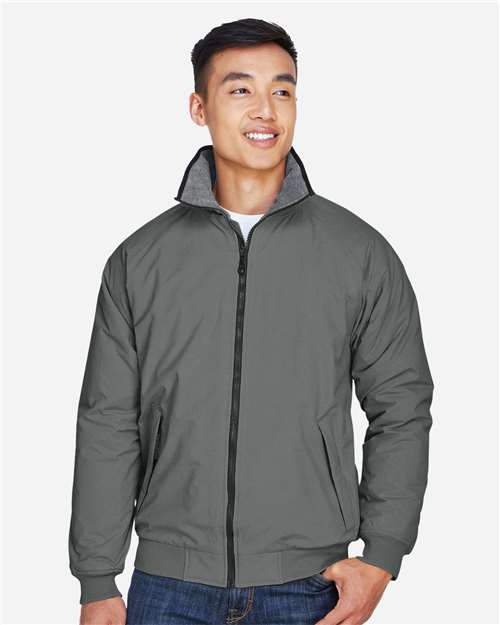 Devon & Jones D700 Men's Three-Season Classic Jacket #color_GRAPHITE