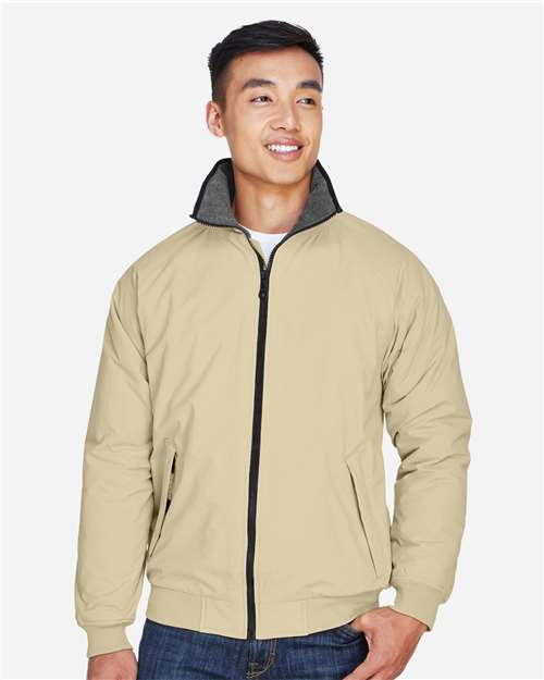 Devon & Jones D700 Men's Three-Season Classic Jacket #color_STONE