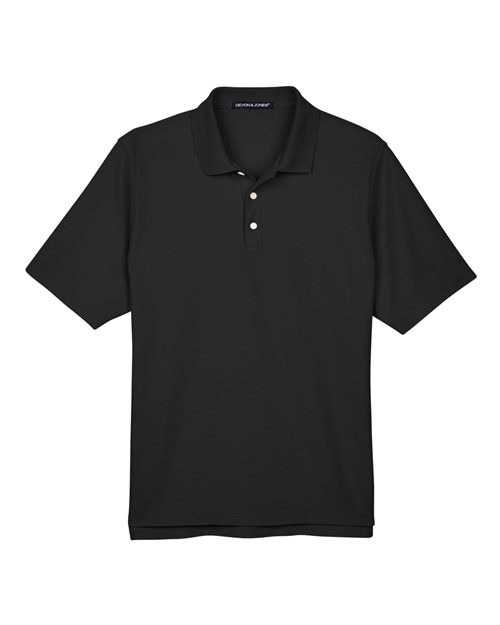 Devon & Jones DG150 Men's DRYTEC20 Performance Polo #color_BLACK
