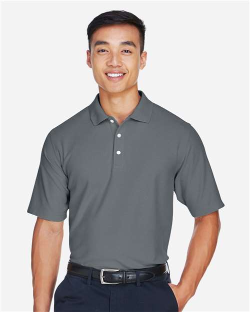Devon & Jones DG150 Men's DRYTEC20 Performance Polo #color_GRAPHITE
