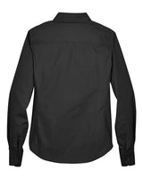 Devon & Jones D620W Ladies' Crown Woven Collection Solid Broadcloth #color_BLACK