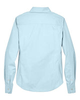 Devon & Jones D620W Ladies' Crown Woven Collection Solid Broadcloth #color_CRYSTAL BLUE