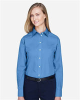 Devon & Jones D620W Ladies' Crown Woven Collection Solid Broadcloth #color_FRENCH BLUE