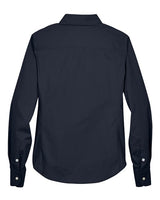 Devon & Jones D620W Ladies' Crown Woven Collection Solid Broadcloth #color_NAVY