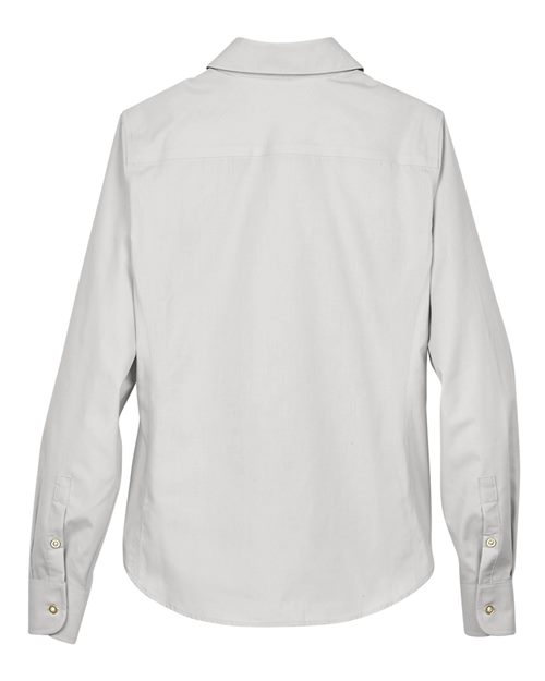 Devon & Jones D620W Ladies' Crown Woven Collection Solid Broadcloth #color_SILVER