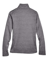 Devon & Jones DG798W Ladies' Newbury Mlange Fleece Quarter-Zip #color_DARK GREY HEATHR