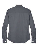 Devon & Jones DG530W Ladies' Crown Woven Collection Solid Stretch Twill #color_GRAPHITE