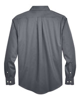 Devon & Jones DG530T Men's Tall Crown Woven Collection Solid Stretch Twill #color_GRAPHITE