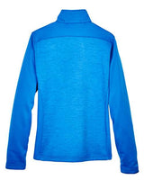 Devon & Jones DG796W Ladies' Newbury Colorblock Mlange Fleece Full-Zip #color_FRCH BL/ F BL HT