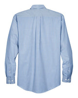 Devon & Jones D645 Men's Crown Woven Collection Banker Stripe #color_FRENCH BLUE