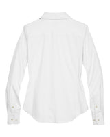 Devon & Jones D630W Ladies' Crown Woven Collection Solid Oxford #color_WHITE
