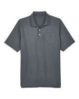 Devon & Jones DG150P Men's DRYTEC20 Performance Pocket Polo #color_GRAPHITE