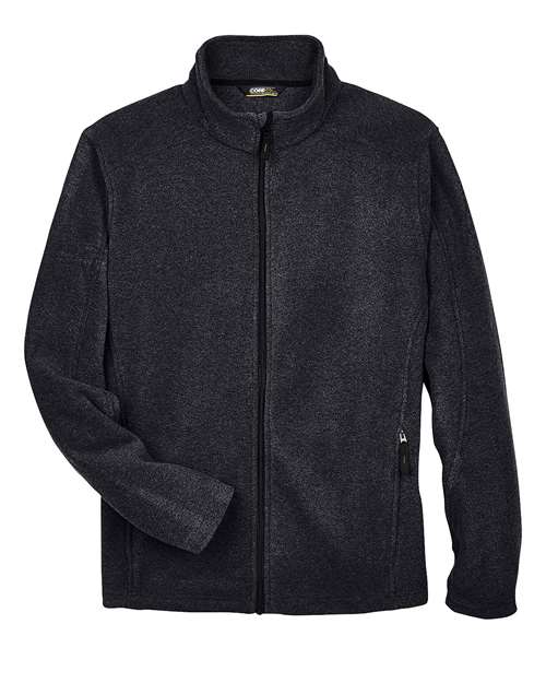 Core 365 88190T Men's Tall Journey Fleece Jacket #color_HEATHER CHARCOAL
