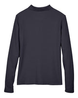 Devon & Jones D110W Ladies' Pima Piqu Long-Sleeve Polo #color_NAVY