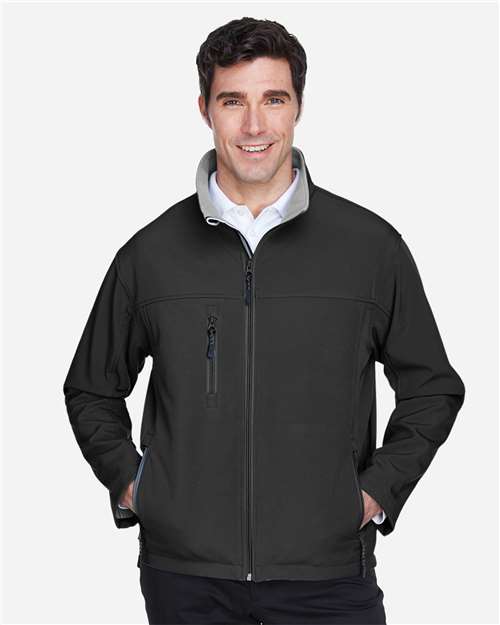 Devon & Jones D995 Men's Soft Shell Jacket #color_BLACK