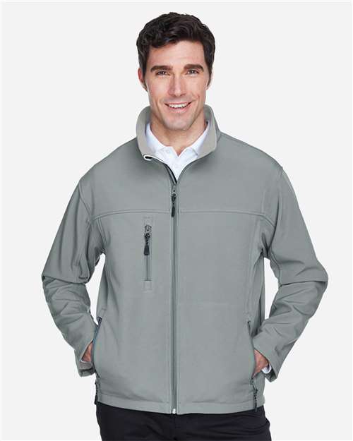 Devon & Jones D995 Men's Soft Shell Jacket #color_CHARCOAL