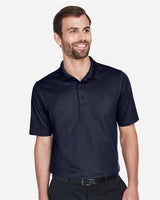 Devon & Jones DG20T CrownLux Performance Men's Tall Plaited Polo #color_NAVY