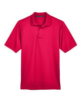 Devon & Jones DG20T CrownLux Performance Men's Tall Plaited Polo #color_RED