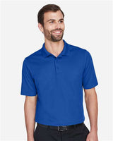 Devon & Jones DG20T CrownLux Performance Men's Tall Plaited Polo #color_TRUE ROYAL