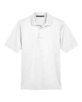 Devon & Jones DG20T CrownLux Performance Men's Tall Plaited Polo #color_WHITE