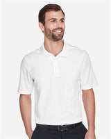 Devon & Jones DG20T CrownLux Performance Men's Tall Plaited Polo #color_WHITE