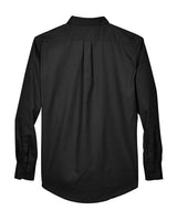 Core 365 88193T Men's Tall Operate Long-Sleeve Twill Shirt #color_BLACK