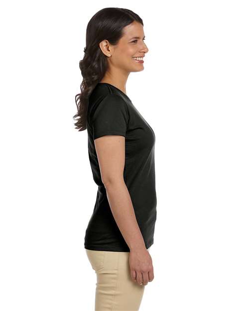 econscious EC3000 Ladies' 100% Organic Cotton Classic Short-Sleeve T-Shirt #color_BLACK
