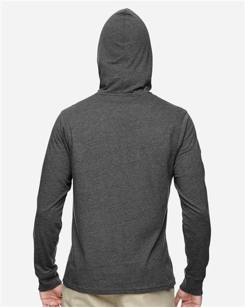 econscious EC1085 Unisex Blended Eco Jersey Pullover Hoodie #color_CHARCOAL/ BLACK