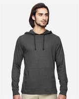 econscious EC1085 Unisex Blended Eco Jersey Pullover Hoodie #color_CHARCOAL/ BLACK