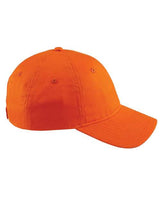 Big Accessories BX880 6-Panel Twill Unstructured Cap #color_TEAM ORANGE