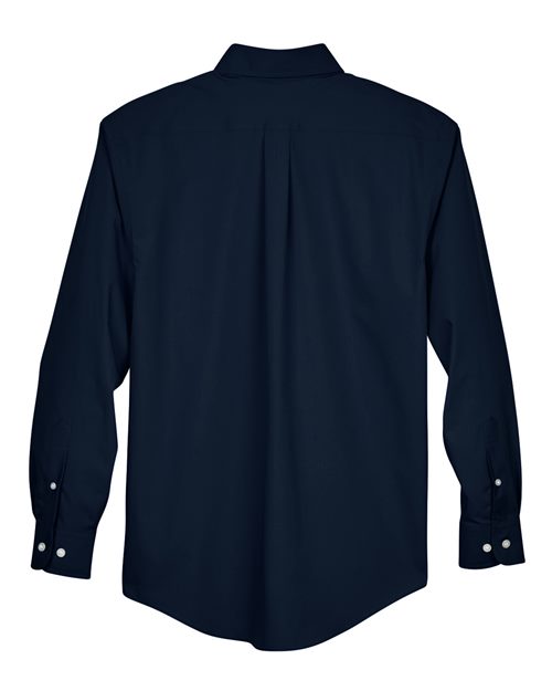 Devon & Jones D620T Men's Tall Crown Woven Collection Solid Broadcloth #color_NAVY