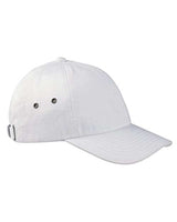 Big Accessories BA529 Washed Baseball Cap #color_WHITE