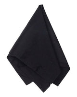 Big Accessories BA001 Solid Bandana #color_BLACK