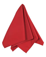 Big Accessories BA001 Solid Bandana #color_RED