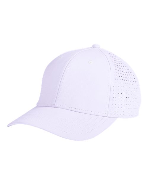 Big Accessories BA537 Performance Perforated Cap #color_WHITE